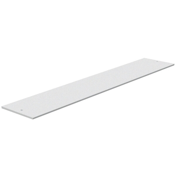 A white long rectangular cutting board.