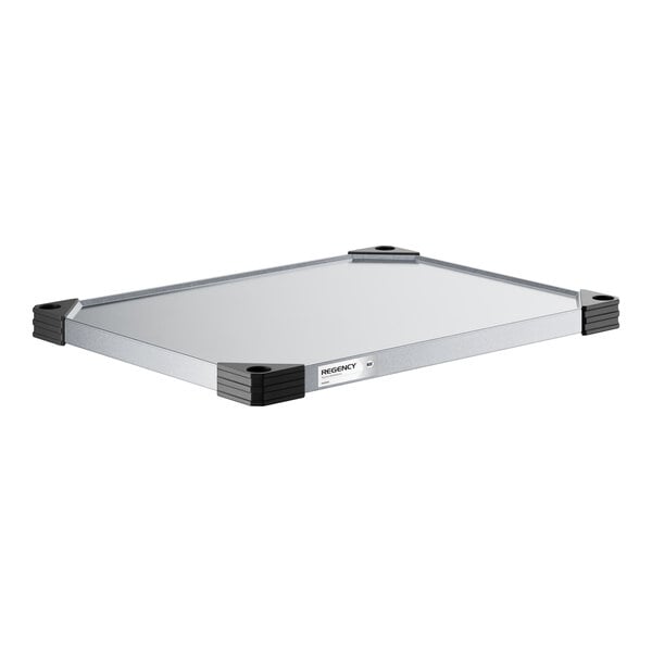 Regency 18" x 24" NSF Galvanized Steel Solid Shelf