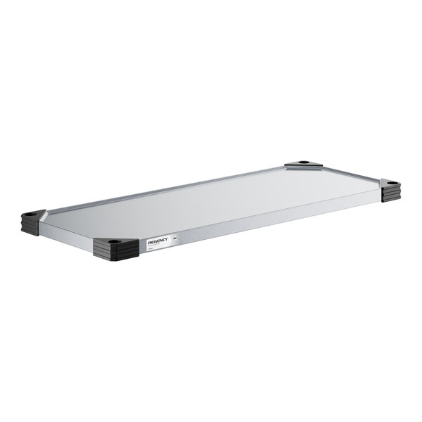 Regency 14" x 36" NSF Galvanized Steel Solid Shelf
