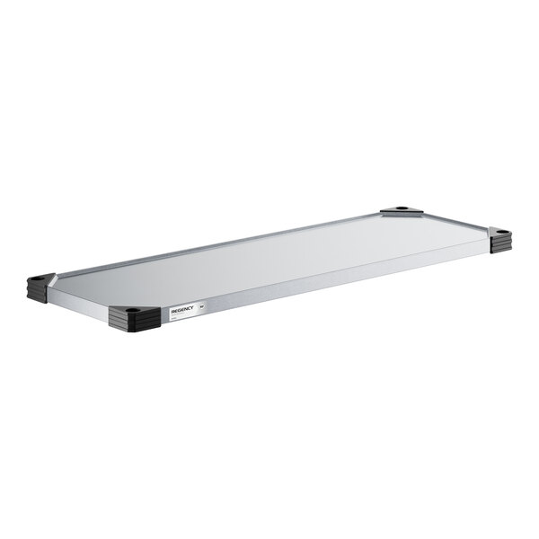 Regency 14" x 42" NSF Galvanized Steel Solid Shelf