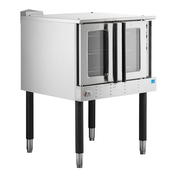 Cooking Performance Group FGCD-10-DDN Deep Depth Single Deck Full Size Natural Gas Convection Oven - 50,000 BTU