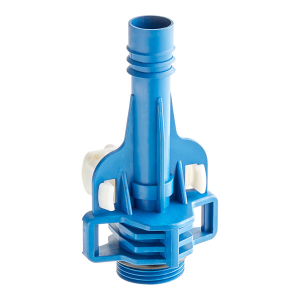 A blue plastic Seko Venturi dispenser with white plastic inserts.