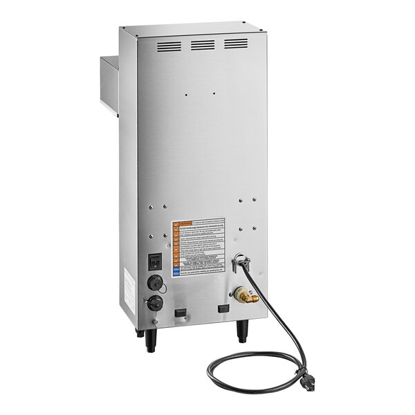 A Fetco CBS-2231 coffee brewer with a wire attached to it.