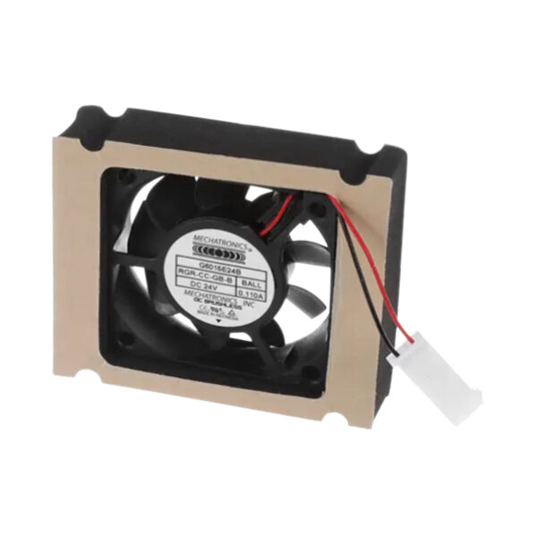 Amana Menumaster 59004092 Motor with Gasket, a small fan with wires attached to it.