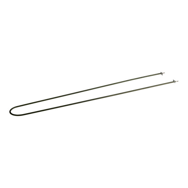 A long wire with metal ends, connected to a pair of metal rods.