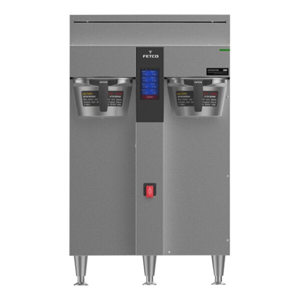 A close-up of a Fetco CBS-2252 coffee brewer.
