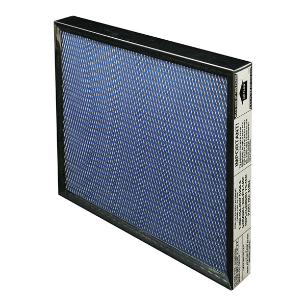 A Giles charcoal filter with a black frame.