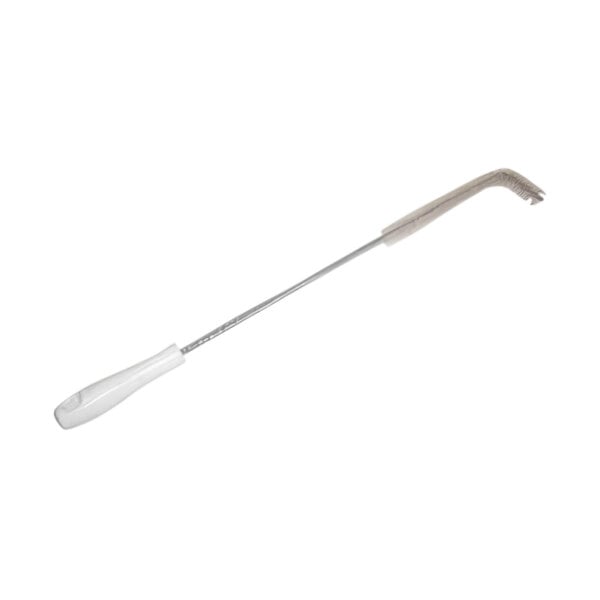 A Giles metal rod with a white plastic L-tip.