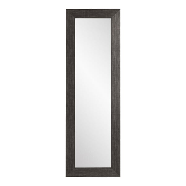 A long rectangular BrandtWorks mirror with a scratched black finish.