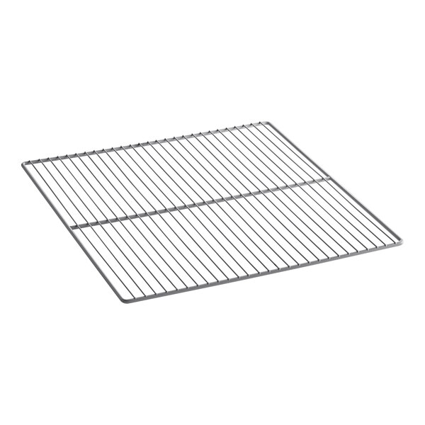 A Traulsen metal center shelf with a metal grid.