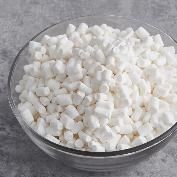 A bowl of Kraft Micro Marshmallows.
