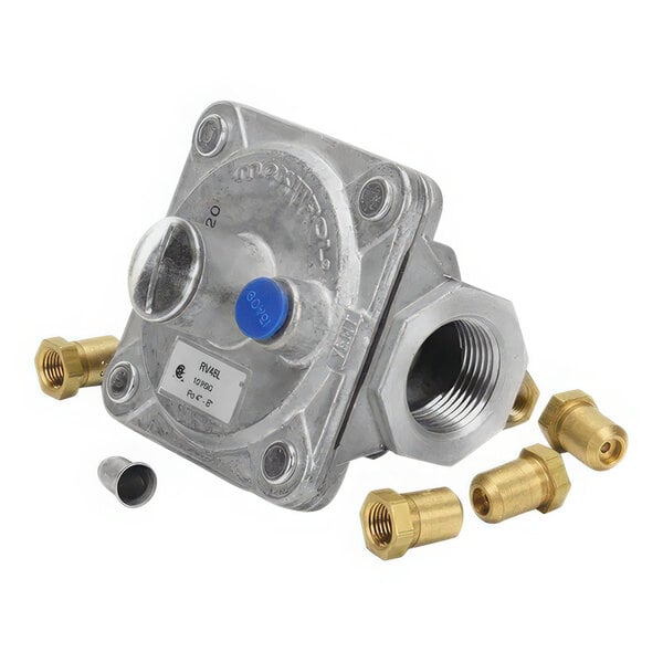 An American Range Liquid Propane to Natural Gas Conversion Kit with brass fittings and nuts.