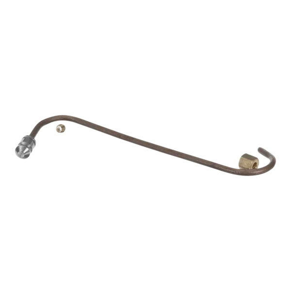 An American Range Pilot Tube, a long metal pipe with a brass connector.