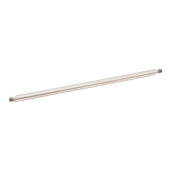 A long silver metal rod with a threaded handle.