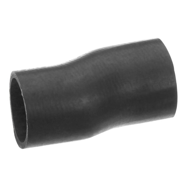 A close-up of a black Hobart outlet pump wash tube hose.