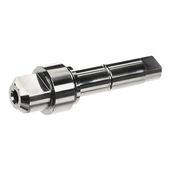 A stainless steel Spaceman beater drive shaft with a square end.