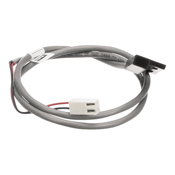 A cable with a white connector and red wires attached to a Hobart Door Interlock Switch Assembly.