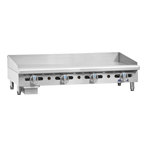 Imperial Range IMGA-4828 48" Natural Gas Griddle with Manual Controls and 3/4" Steel Plate - 120,000 BTU