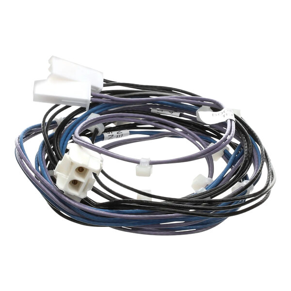 A white Hobart temperature probe wire harness with electrical plugs.