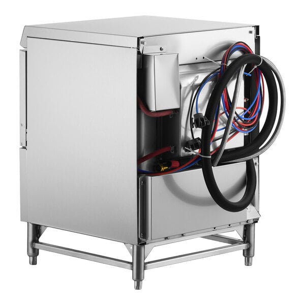 Hobart LXGNR-2 Advansys High Temperature Undercounter Glass Washer with Energy Recovery and 6" Leg Stand - 120/208-240V