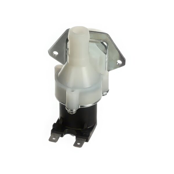 A white Alto-Shaam water solenoid valve.