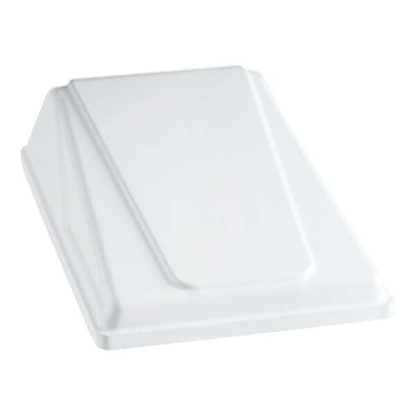 A white plastic top cover for an Estella dough preparation machine on a white background.