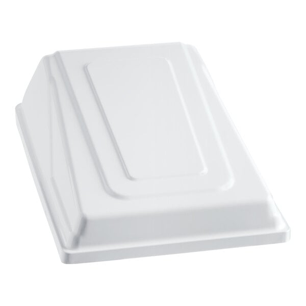 A white rectangular top cover with rounded edges.