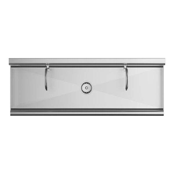 Regency 48" x 17 1/2" Hand Sink with 2 Knee-Operated Single-Inlet Faucets