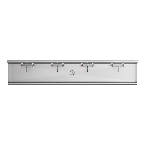 Regency 96" x 17 1/2" Hand Sink with (4) 8" Center Faucets