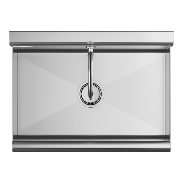 Regency 24" x 17 1/2" Hand Sink with 1 Knee-Operated Single-Inlet Faucet