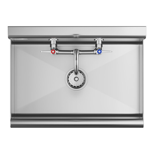 Regency 24" x 17 1/2" Hand Sink with (1) 8" Center Faucet