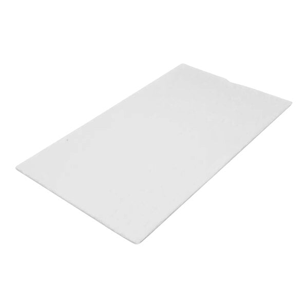 A white rectangular Frymaster filter pad.