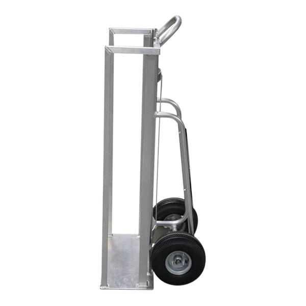 A white Valley Craft hand truck with wheels and a handle.