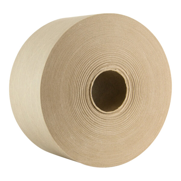 A roll of brown IPG Central natural kraft reinforced tape.