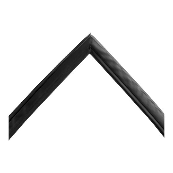 A close-up of a black Avantco SC-40 door gasket.