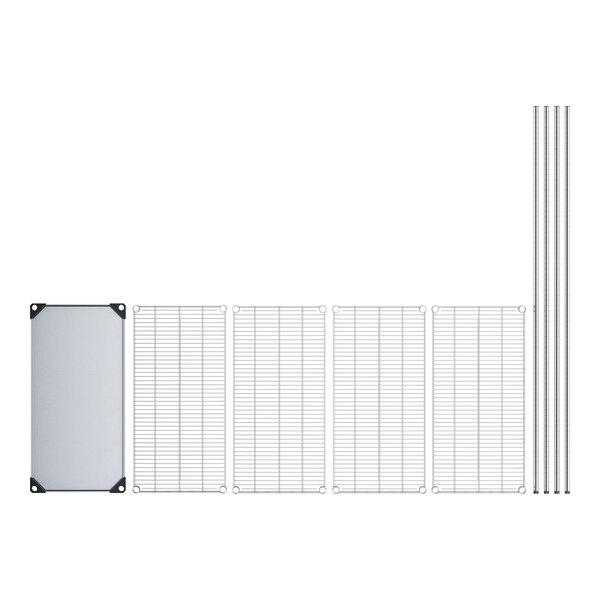 A white rectangular grid with black corners and lines.