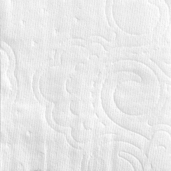 A close up of Charmin Ultra Soft toilet paper with swirls in the paper.