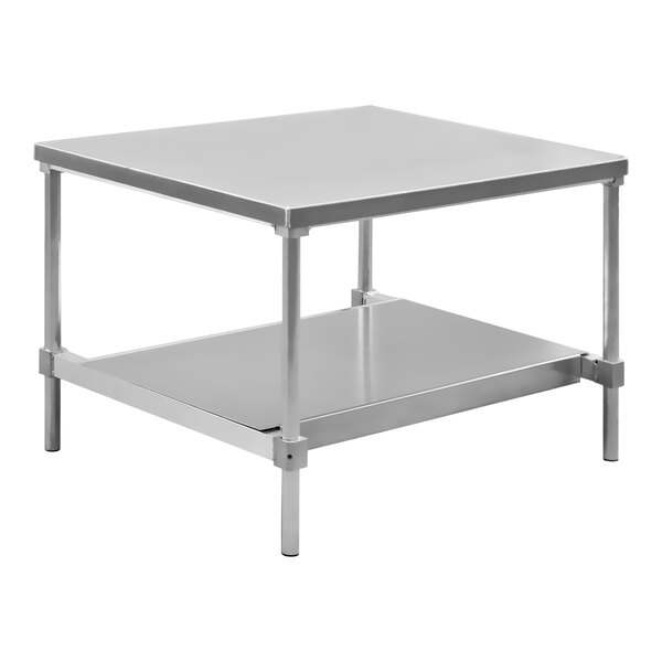 A New Age aluminum equipment stand with undershelf.