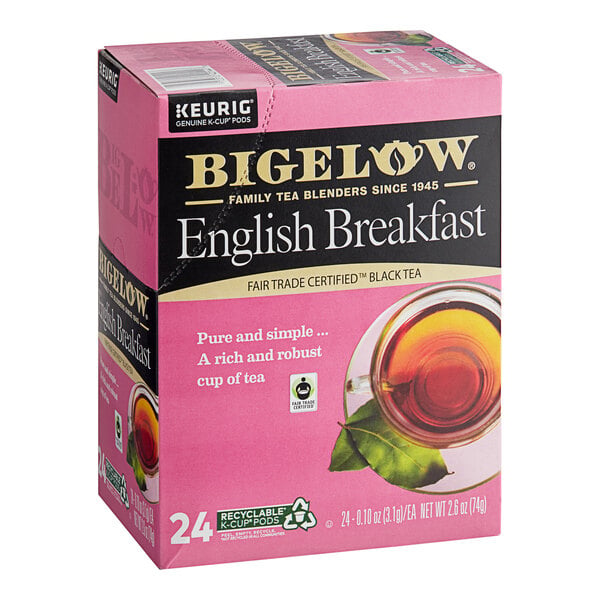 Bigelow English Breakfast Tea Single Serve Keurig® K-Cup® Pods - 96/Case