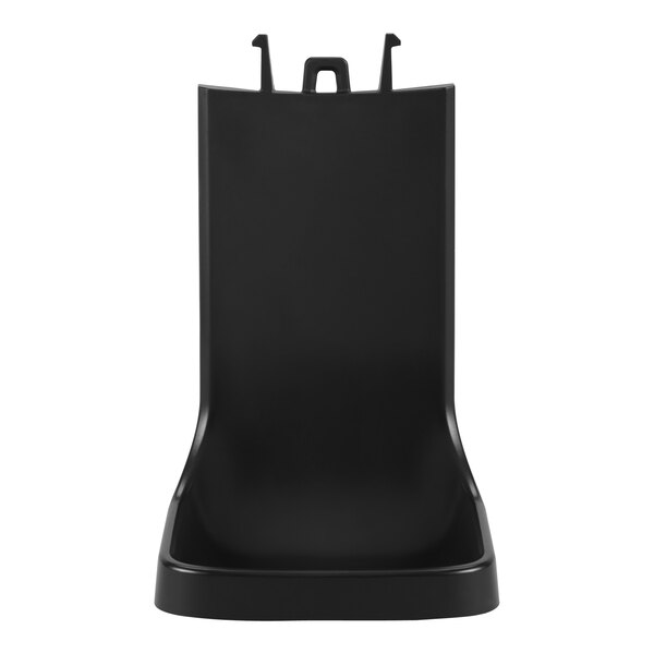A black Purell floor and wall protector with a black base.