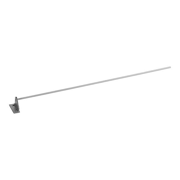 A long metal rod with a bracket on one end.