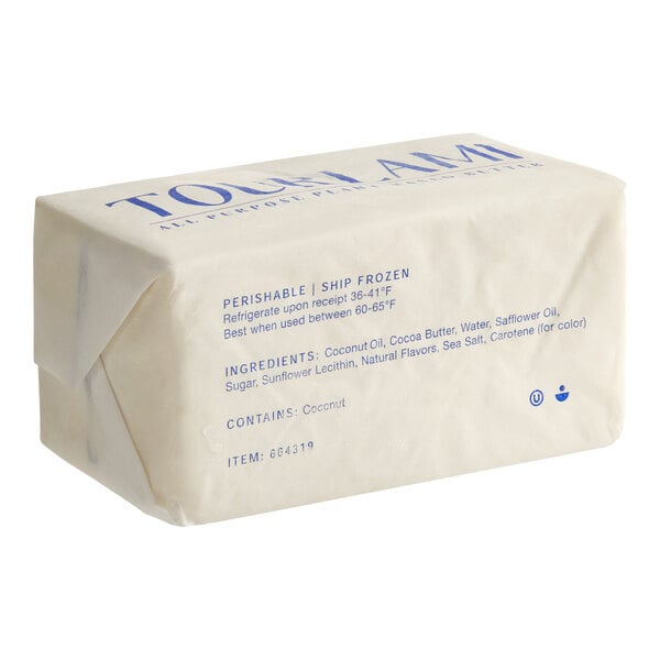 Tourlami All-Purpose Plant-Based Vegan Butter 1 lb. - 36/Case