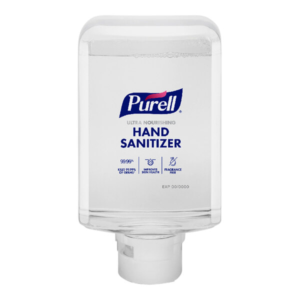 A case of two Purell hand sanitizer bottles.