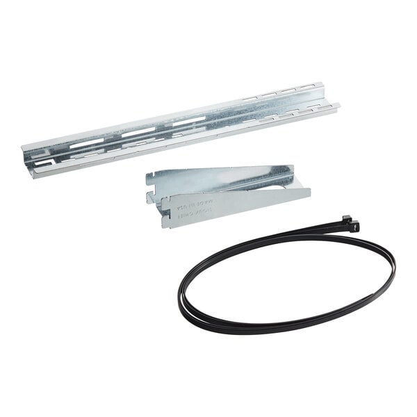 A Sioux Chief TankBracket, a metal rack with nylon straps.