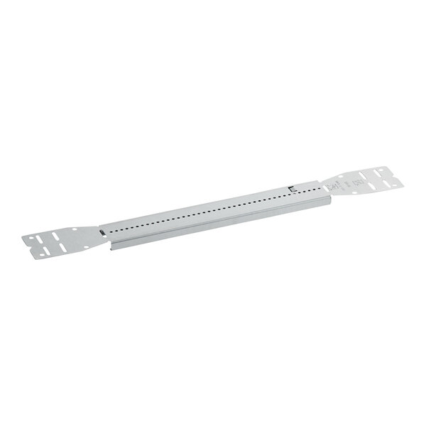 A white rectangular Sioux Chief WiderSlider with holes on each end.