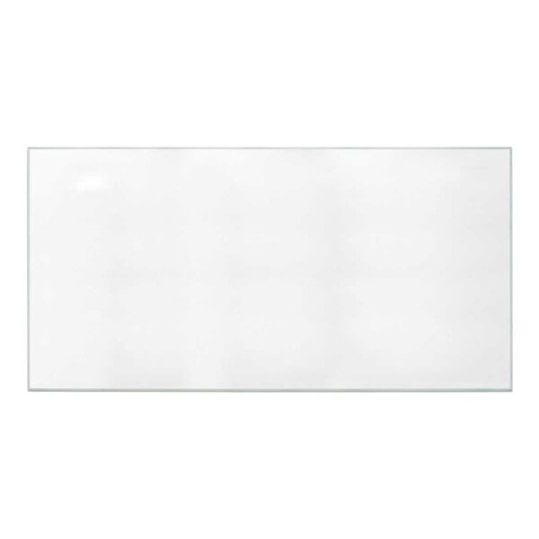 A white rectangular object with a black border.