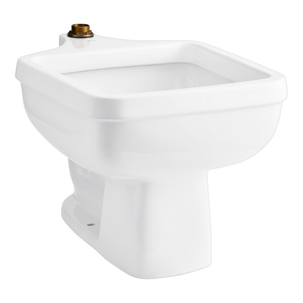 An American Standard white vitreous china clinic service sink.