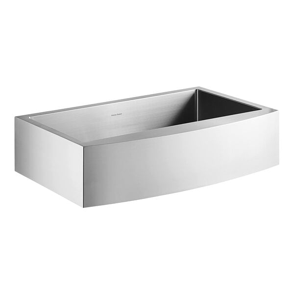An American Standard stainless steel rectangular sink.