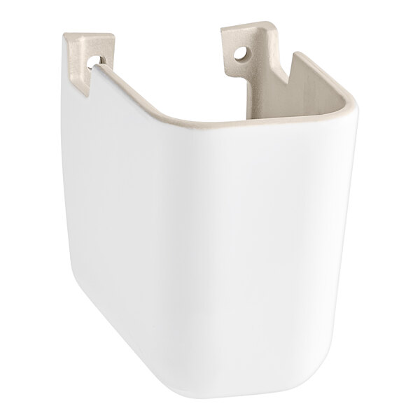 A white American Standard shroud with holes in it.