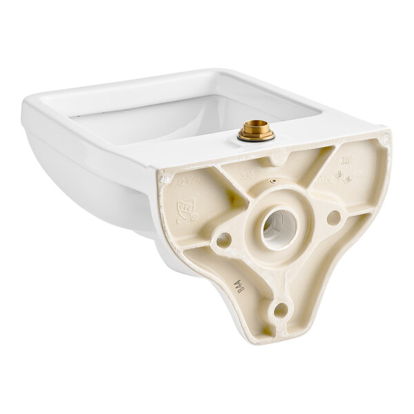 An American Standard white vitreous china wall-mount clinic service sink.